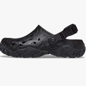Crocks Unisex All-Terrain Atlas Clog size 7M/9W black NWOT